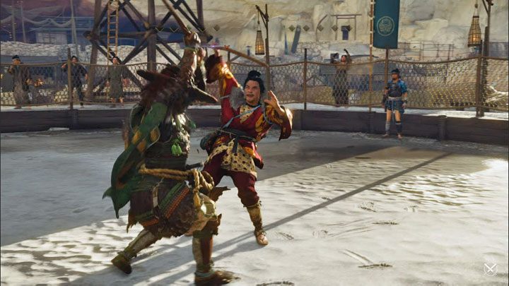 Boss może wykonać jeden lub dwa czerwone ataki, a następnie odpala niebieski atak - Ghost of Tsushima Iki Island: Sao, Przeciwnik 4 - jak pokonać? - Ghost of Tsushima - poradnik do gry