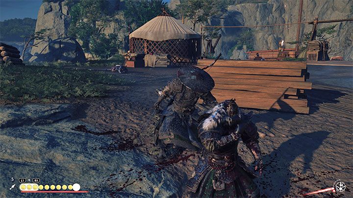Po tym jak zbliżycie się do przeciwników zacznijcie skradać się - Ghost of Tsushima Iki Island: Jin z Yarikawy - solucja, opis przejścia - Ghost of Tsushima - poradnik do gry