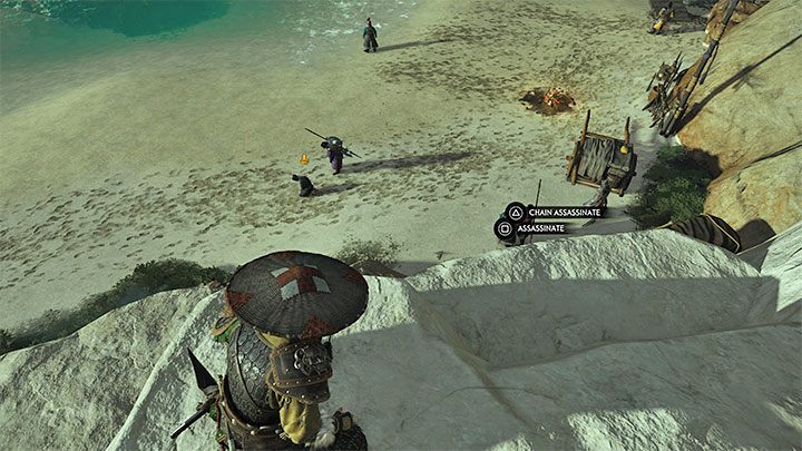 Niezależnie od tego kogo wybierzecie do uratowania dobrym pomysłem może być dotarcie na lewe lub prawe wzgórze - Ghost of Tsushima Iki Island: Skutek straty - solucja, opis przejścia - Ghost of Tsushima - poradnik do gry