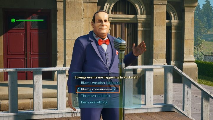 Co powiesz na zrzucenie wszystkiego na komunizm - Destroy All Humans 2020: Citizen Crypto - zadowolenie mieszkańców, solucja - Destroy All Humans Remake - poradnik do gry
