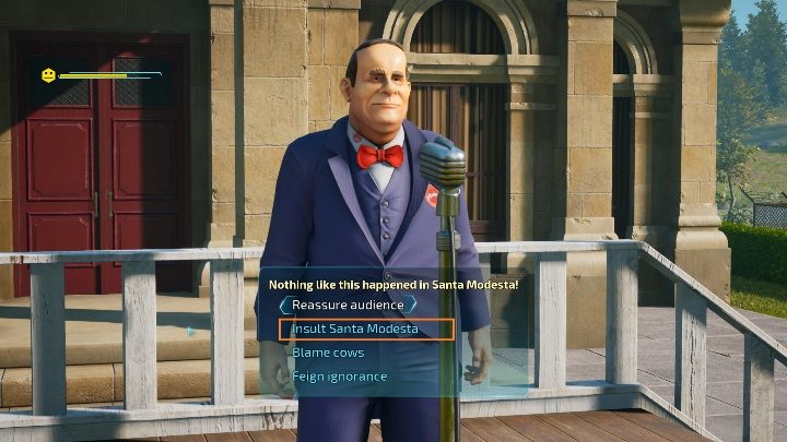Pamiętaj, aby nie ignorować pytań mieszkańców - Destroy All Humans 2020: Citizen Crypto - zadowolenie mieszkańców, solucja - Destroy All Humans Remake - poradnik do gry