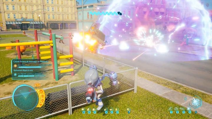 Tak jak już wspominaliśmy, dobrym sposobem na niszczenie wiele celów na raz jest detonator jonowy - Destroy All Humans 2020: South by Southwest - 20 tysięcy szkód, solucja - Destroy All Humans Remake - poradnik do gry