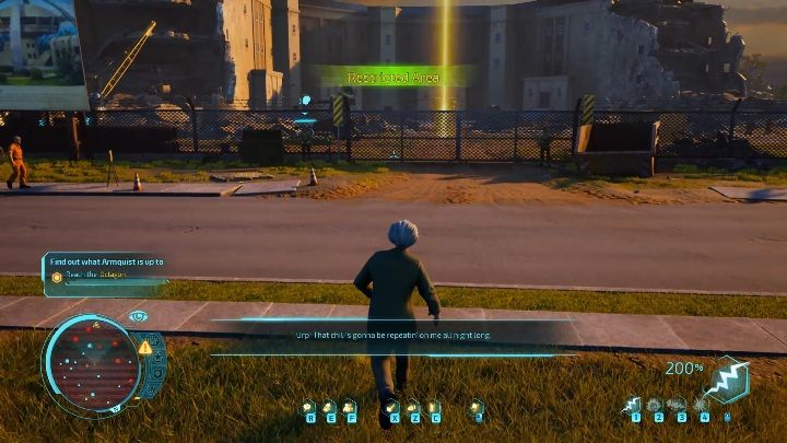 Nadal musisz być w ciele naukowca - Destroy All Humans 2020: Mr. Crypto goes to capitol city - Wejście do Oktagonu - Destroy All Humans Remake - poradnik do gry