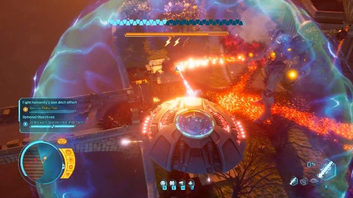 W drugiej fazie boss częściej będzie przywoływał wybuchające balony - Destroy All Humans 2020: Robo-Prez - boss, jak pokonać - Destroy All Humans Remake - poradnik do gry