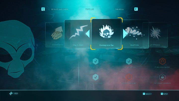 Promień Dezintegrujący posiada 6 ulepszeń - Destroy All Humans 2020: Promień Dezintegrujący - Destroy All Humans Remake - poradnik do gry