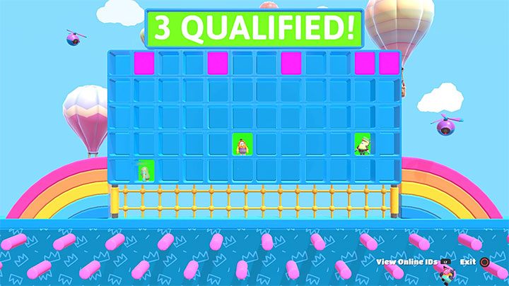 Teleturniej zorganizowany jest na zasadzie kolejnych konkurencji / kwalifikacji będących różnorakimi mini-grami - Fall Guys: Teleturniej - Battle Royale - Fall Guys - poradnik do gry