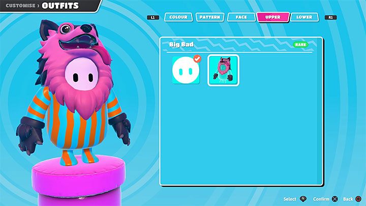 Opcje zmiany wyglądu postaci podzielone są na 5 głównych kategorii - Fall Guys: Zmiana wyglądu postaci - Fall Guys - poradnik do gry