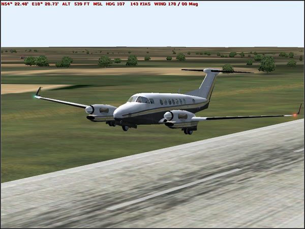 1 - Beechcraft King Air Start - Microsoft Flight Simulator 2004: A Century of Flight - poradnik do gry