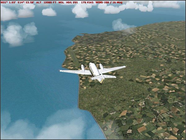 1 - Beechcraft King Air Kontrola Malmo - Microsoft Flight Simulator 2004: A Century of Flight - poradnik do gry