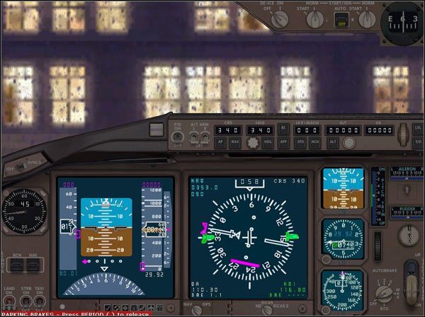1 - Boeing 777 Kokpit - Microsoft Flight Simulator 2004: A Century of Flight - poradnik do gry