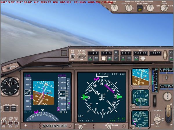 1 - Boeing 777 Przygotowanie do lądowania - Microsoft Flight Simulator 2004: A Century of Flight - poradnik do gry