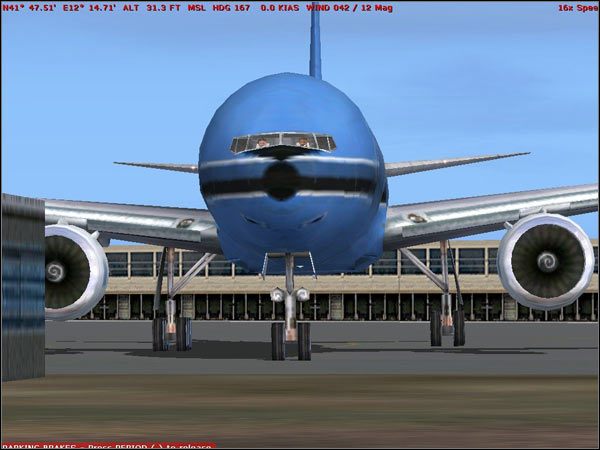 Uwaga - Boeing 777 Parkowanie - Microsoft Flight Simulator 2004: A Century of Flight - poradnik do gry