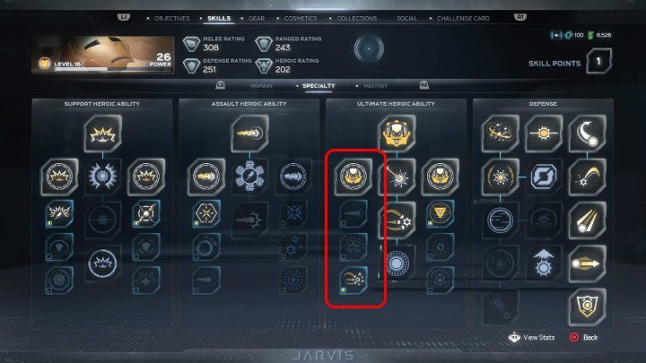 Drzewko mistrzostwa odblokowuje się na 15 levelu, również zostało podzielone na 4 gałęzie i jest związane z ulepszeniem walki wręcz, walki dystansowej, wewnętrznych zdolności bohatera jak np - Marvels Avengers: Umiejętności - Marvels Avengers - poradnik do gry