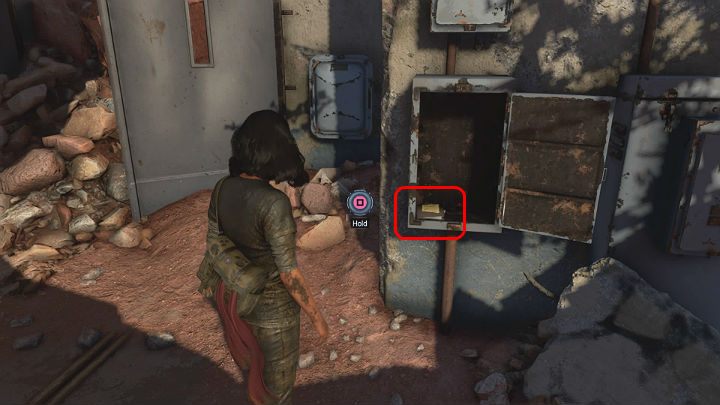 Gdy Kamala zjedzie po skarpie do dalszej części lokacji zobaczy pierwszy ślad świadczący o tym, że ruch oporu przebywa w tej okolicy - Marvels Avengers: Droga powrotna - sekrety, znajdźki - Marvels Avengers - poradnik do gry