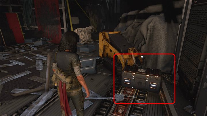 Po wejściu na pokład Chimery zwróć uwagę na skrzynkę po prawej stronie - Marvels Avengers: Droga powrotna - sekrety, znajdźki - Marvels Avengers - poradnik do gry