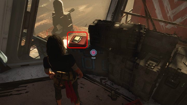 Gdy wejdziesz na główny pokład Chimery podejdź do skrzyń stojących przy szybie - Marvels Avengers: Droga powrotna - sekrety, znajdźki - Marvels Avengers - poradnik do gry