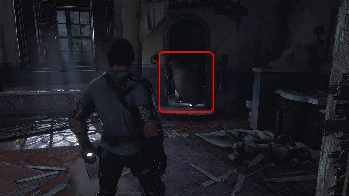 Idąc w kierunku sypialni przejdziesz przez korytarz, w którym stoi kominek - Marvels Avengers: Wizyta domowa - sekrety, znajdźki - Marvels Avengers - poradnik do gry