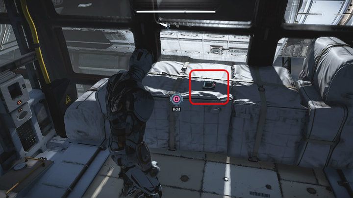 Nagranie leży na skrzyniach owiniętych szarym płótnem - Marvels Avengers: Próba 1, 2, 3 - sekrety, znajdźki - Marvels Avengers - poradnik do gry