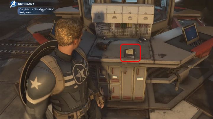 Notatkę znajdziesz w pracowni Tonyego Starka na blacie maszyny służącej do wytwarzania nowych kostiumów dla superbohaterów - Marvels Avengers: Próba 1, 2, 3 - sekrety, znajdźki - Marvels Avengers - poradnik do gry