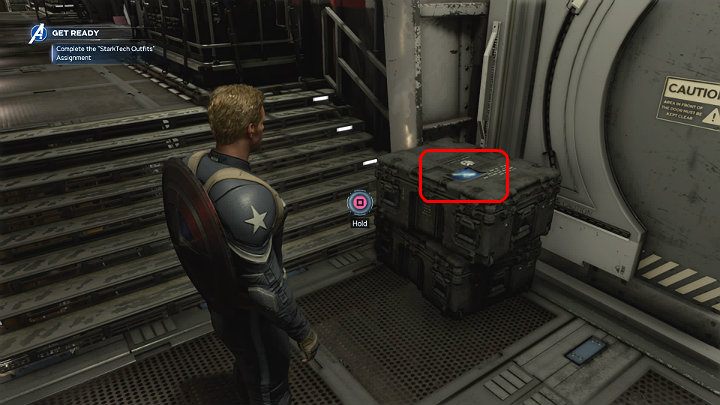 Po wejściu do hangaru skręć w lewo - Marvels Avengers: Próba 1, 2, 3 - sekrety, znajdźki - Marvels Avengers - poradnik do gry