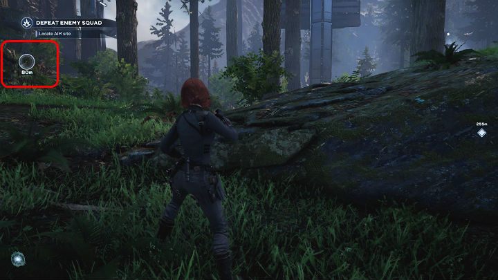 Gdy wylądujesz na obszarze mapy od razu kieruj się cały czas w lewą stronę przez las - Marvels Avengers: Tundrowy skarbiec (Snowy Tundra Vault) - Marvels Avengers - poradnik do gry