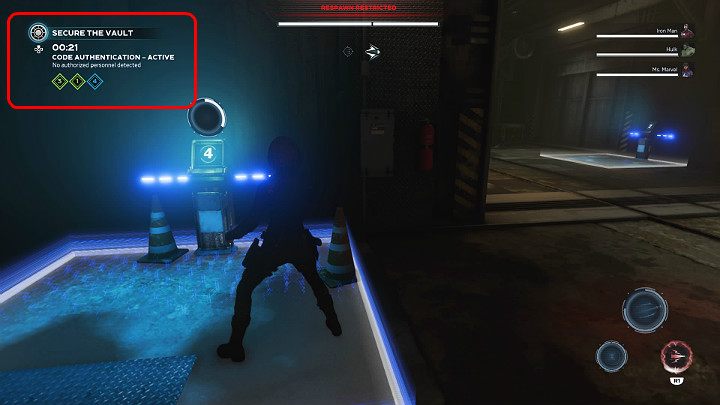 Otwarcie skarbca SHIELD zostało podzielone na 3 fazy - Marvels Avengers: Tundrowy skarbiec (Snowy Tundra Vault) - Marvels Avengers - poradnik do gry