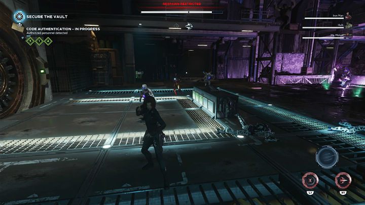 Po każdej ukończonej fazie przejmowania terminali rozpocznie się faza autoryzacji kodu dostępu do skarbca - Marvels Avengers: Tundrowy skarbiec (Snowy Tundra Vault) - Marvels Avengers - poradnik do gry