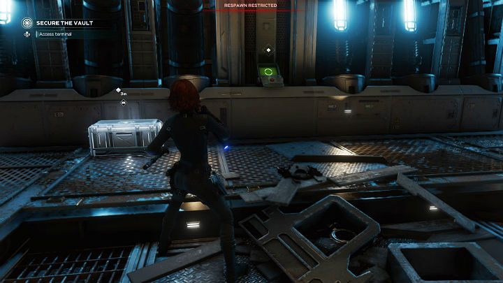 Gdy uda Ci się przejść przez wszystkie trzy fazy autoryzacji dostępu, drzwi do Tundrowego skarbca SHIELD staną przed Tobą otworem - Marvels Avengers: Tundrowy skarbiec (Snowy Tundra Vault) - Marvels Avengers - poradnik do gry