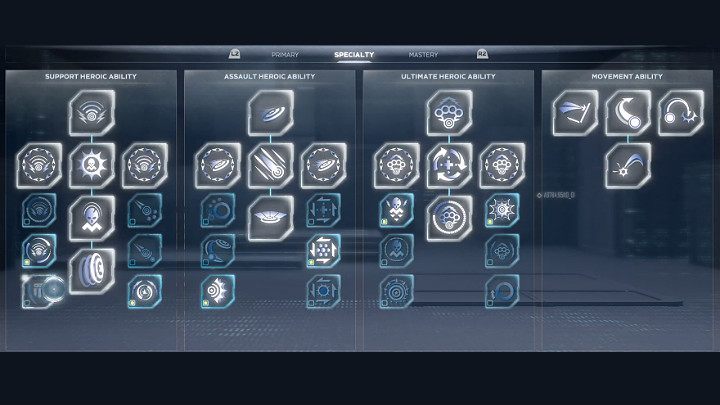 W drzewku Specjalności polecamy następujące umiejętności (specjalizacje) - Marvels Avengers: Kapitan Ameryka - buildy, opis postaci - Marvels Avengers - poradnik do gry