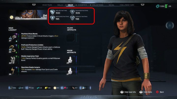 1 - Marvels Avengers: Atrybuty, oceny bojowe - Marvels Avengers - poradnik do gry