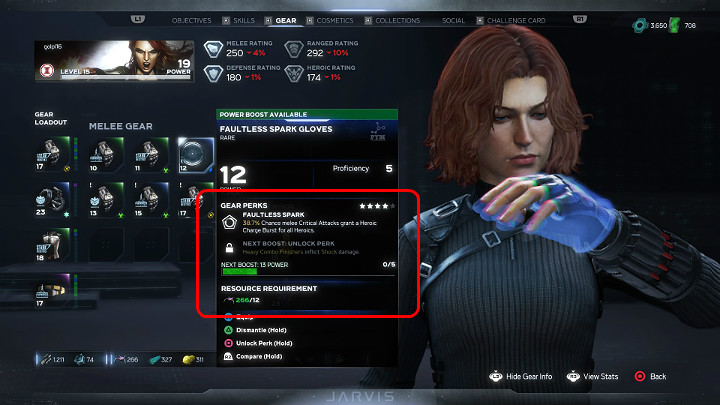 Do odblokowania dodatkowych atutów (perków) przedmiotów lepszej jakości będziesz potrzebować określonych zasobów, jak np - Marvels Avengers: Atrybuty, atuty - Marvels Avengers - poradnik do gry