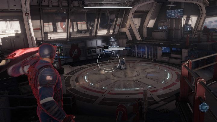 Chwile później przeniesiesz się na pokład Chimery, gdzie wcielisz się w Kapitana Amerykę - Marvels Avengers: Światło, które zgasło/The light that failed - solucja - Marvels Avengers - poradnik do gry