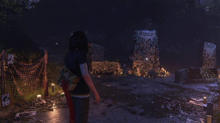 Po drodze natrafisz również na ścianę pamięci Inhumans - Marvels Avengers: Nowa codzienność/New normal - solucja, opis przejścia - Marvels Avengers - poradnik do gry