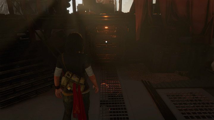 Podejdź do małego włazu po drugiej stronie stołu z komputerem, otwórz go i przejdź do pomieszczenia znajdującego się po drugiej stronie - Marvels Avengers: Droga powrotna/The road back - solucja, opis przejścia - Marvels Avengers - poradnik do gry