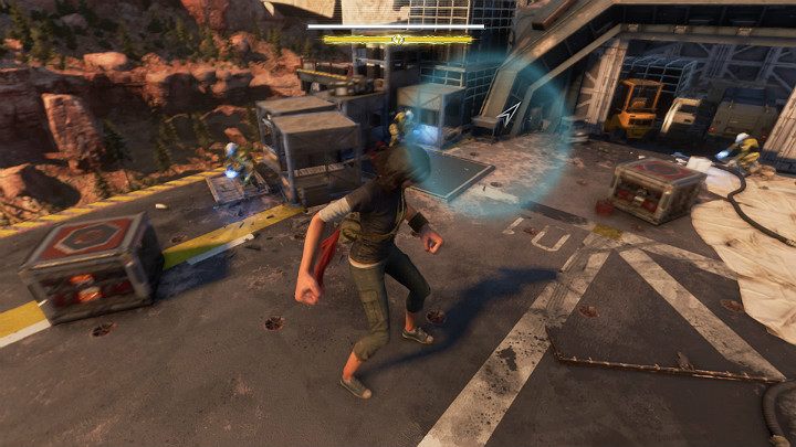 Zostaniesz pochwycony przez kolejny oddział AIM z którym będziesz musiał się zmierzyć - Marvels Avengers: Droga powrotna/The road back - solucja, opis przejścia - Marvels Avengers - poradnik do gry