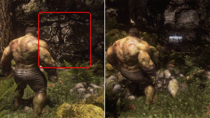 Nieco dalej po prawej stronie zauważysz nadpękniętą ścianę - Marvels Avengers: W poszukiwaniu Olimpii/To find Olympia - solucja - Marvels Avengers - poradnik do gry