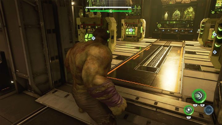 W pobliskim pomieszczeniu będziesz musiał rozbić 4 urządzenia wykorzystywane do ekstrakcji eksperymentu Gamma - Marvels Avengers: W poszukiwaniu Olimpii/To find Olympia - solucja - Marvels Avengers - poradnik do gry