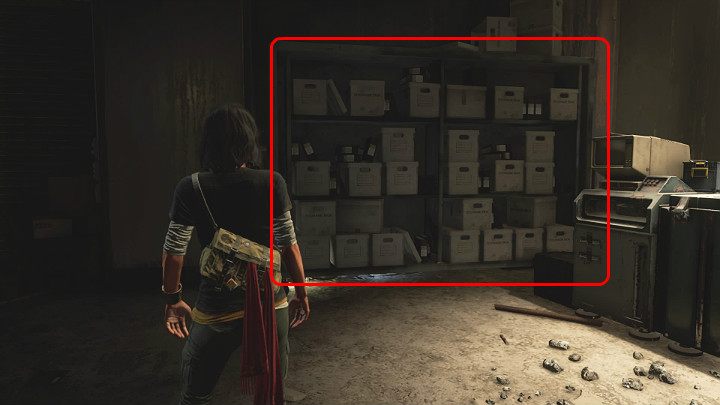 Nie zapomnij także przesunąć ciężkiego metalowego regału po prawej stronie od wejścia - Marvels Avengers: W poszukiwaniu Olimpii/To find Olympia - solucja - Marvels Avengers - poradnik do gry