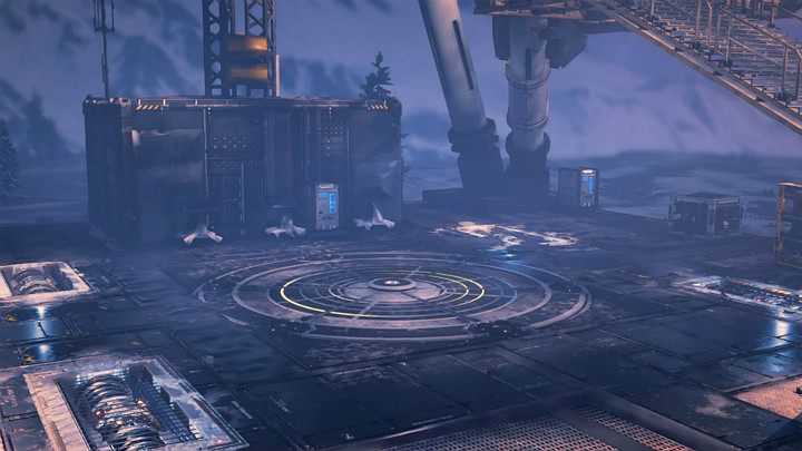 Gdy dojdziesz już do głównego punktu będziesz musiał stanąć w oznaczonym miejscu (na talerzu) i zabezpieczyć ten obszar - Marvels Avengers: Brakujące ogniwa/Missing links - solucja, opis przejścia - Marvels Avengers - poradnik do gry