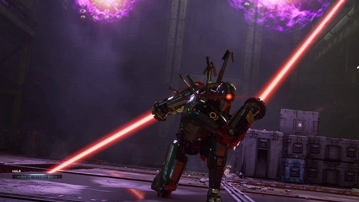 Gdy tylko uruchomisz procedurę przesyłania danych zostaniesz zaatakowany przez elitarny oddział Syntoidów - Marvels Avengers: Brakujące ogniwa/Missing links - solucja, opis przejścia - Marvels Avengers - poradnik do gry