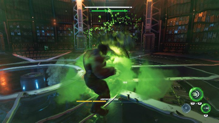 Pierwszą z nowych zdolności tego przeciwnika jest trujący gaz - Marvels Avengers: Abomination - boss, jak pokonać? - Marvels Avengers - poradnik do gry