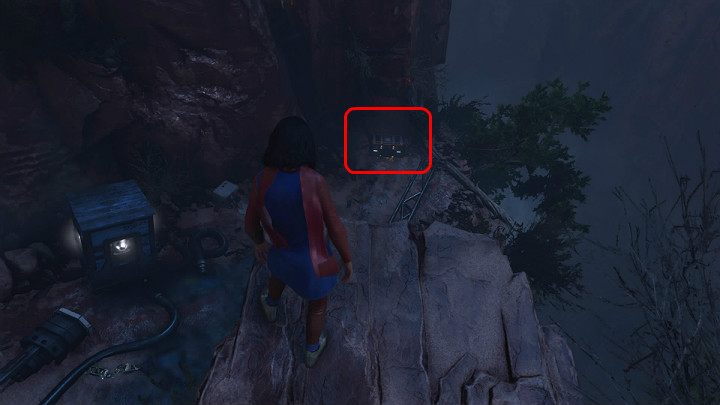 Po rozpoczęciu tego zadania idź przed siebie i zamiast przeskoczyć nad pierwszą rozpadliną, zejdź w dół - Marvels Avengers: Samotna walka/To stand alone - solucja, opis przejścia - Marvels Avengers - poradnik do gry