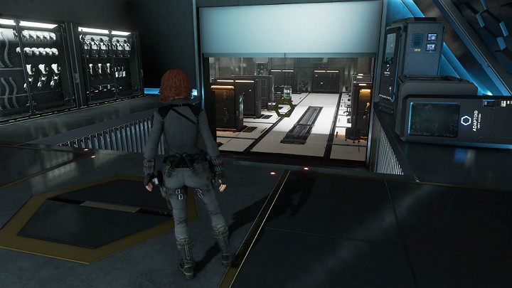 Gdy przejdziesz przez obszerne biuro Dr - Marvels Avengers: Samotna walka/To stand alone - solucja, opis przejścia - Marvels Avengers - poradnik do gry