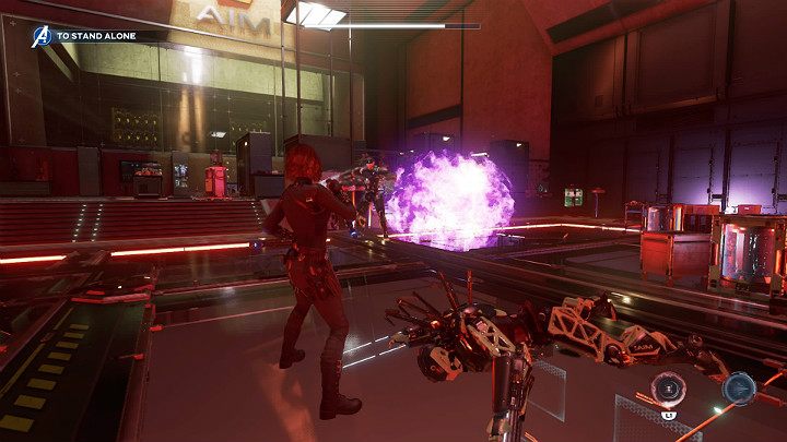 Gdy tylko rozprawisz się z nowym zagrożeniem będziesz musiał stawić czoła kolejnemu oddziałowi AIM - Marvels Avengers: Samotna walka/To stand alone - solucja, opis przejścia - Marvels Avengers - poradnik do gry