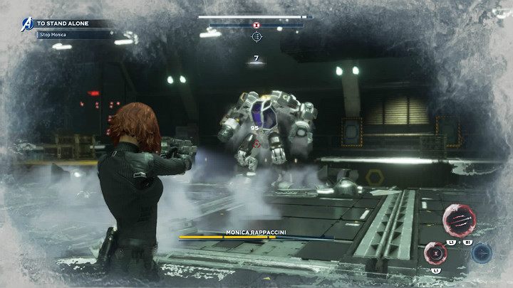 W trakcie drugiej fazy również staraj się unikać bezpośredniego starcia i nękaj przeciwnika atakami z dystansu - Marvels Avengers: Monica Rappaccini - boss, jak pokonać? - Marvels Avengers - poradnik do gry