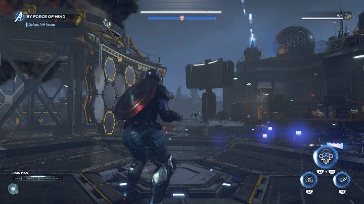 W finałowej misji kampanii Siłą Umysłu po raz kolejny wcielisz się w Kapitana Amerykę - Marvels Avengers: Siłą umysłu/By Force of Mind - solucja, finałowy boss - Marvels Avengers - poradnik do gry