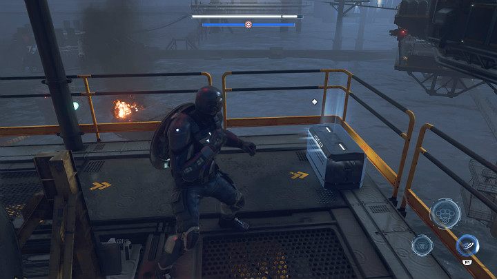 Gdy wylądujesz odwróć się w prawą stronę - Marvels Avengers: Siłą umysłu/By Force of Mind - solucja, finałowy boss - Marvels Avengers - poradnik do gry