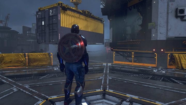 Hulk zrobi dziurę w budynku dzięki której dostaniecie się do środka - Marvels Avengers: Siłą umysłu/By Force of Mind - solucja, finałowy boss - Marvels Avengers - poradnik do gry