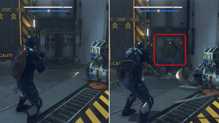 Gdy dojdziesz do kolejnej ściany zatrzymaj się na chwilę - Marvels Avengers: Siłą umysłu/By Force of Mind - solucja, finałowy boss - Marvels Avengers - poradnik do gry