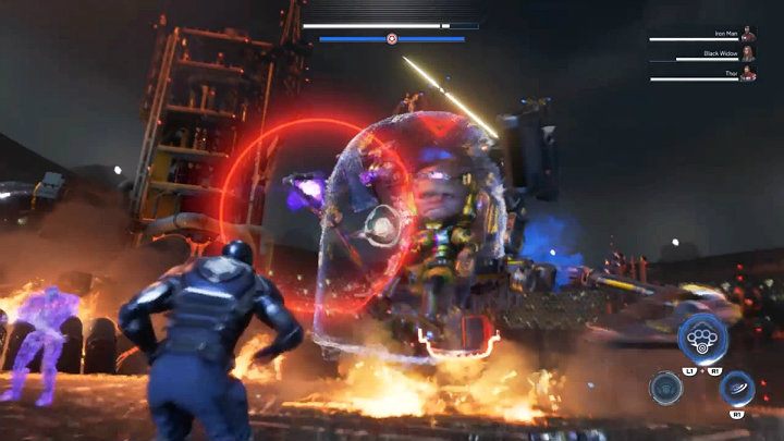 W trakcie niszczenia napędu MODOK-a musisz także bezustannie unikać mechanicznych ramion bossa, które mają naprawdę duży zasięg - Marvels Avengers: Siłą umysłu/By Force of Mind - solucja, finałowy boss - Marvels Avengers - poradnik do gry